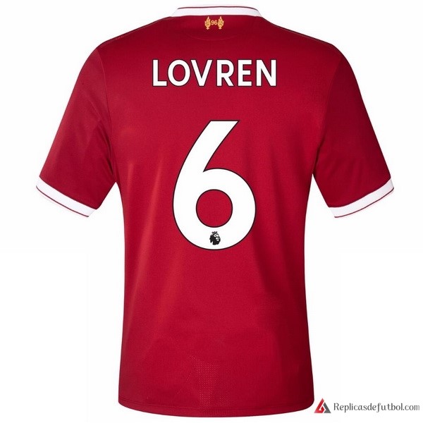 Camiseta Liverpool Primera equipación Lovren 2017-2018